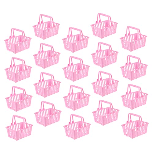 VICASKY 20St Mini-Einkaufswagen Korbtasche einkaufskorb Kleinkind einkaufskorb einkaufswagen Einkaufskorb für Mädchenspielzeug im Alter von 4-5 Jahren Plastik Rosa VICASKY 20St Mini-Einkaufswagen Korbtasche einkaufskorb Kleinkind einkaufskorb einkaufswagen Einkaufskorb für Mädchenspielzeug im Alter von 4-5 Jahren Plastik Rosa von VICASKY