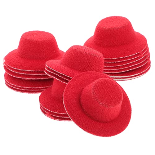 VICASKY 20St Mini-Hut für kinderspielzeug Toys Spielzeughut Children Toys Puppe winzige Hüte Puppenzubehör Miniatur-Hutspielzeug Miniaturhut Stoff rot VICASKY 20St Mini-Hut für kinderspielzeug Toys Spielzeughut Children Toys Puppe winzige Hüte Puppenzubehör Miniatur-Hutspielzeug Miniaturhut Stoff rot von VICASKY