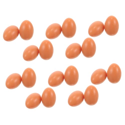 VICASKY 20pcs Miniatur Modelle Künstliche Eier Pretend Spielen Spielzeug Für Wohnkultur von VICASKY