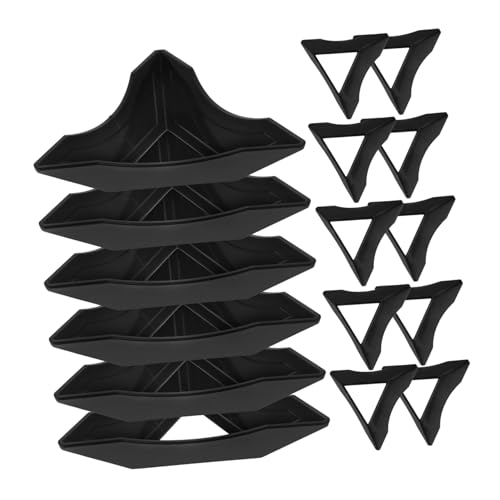 VICASKY 20St Zauberwürfelbasis Aufbewahrungswürfel Puzzle Aufbewahrung von Drahtwürfeln Würfel Vorratsbehälter Cube Storage Organizer-Behälter Würfelständer Würfelhalter Stck Black von VICASKY