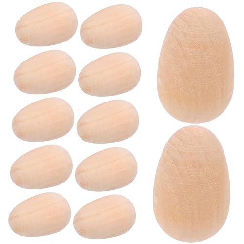 VICASKY 20St eierimitationen aus Holz Henne unbemalte Eier Fälschung Künstliche Eier Spiel holzdeko Ostern Holzimitation von Eiern ostersimulationsei für Party Osterei-Dekorationen hölzern VICASKY 20St eierimitationen aus Holz Henne unbemalte Eier Fälschung Künstliche Eier Spiel holzdeko Ostern Holzimitation von Eiern ostersimulationsei für Party Osterei-Dekorationen hölzern von VICASKY