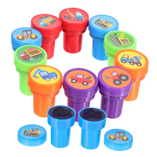 VICASKY 20Stücke Teiliges Baufahrzeug Stempel für Interaktive Stempel für Scrapbooking Deko Kreative Projekte als Partygeschenk oder Klassenbelohnung VICASKY 20Stücke Teiliges Baufahrzeug Stempel für Interaktive Stempel für Scrapbooking Deko Kreative Projekte als Partygeschenk oder Klassenbelohnung von VICASKY