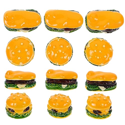 VICASKY Mini-Burger-Spielzeug Lebensmittel-Requisiten 20 Stück Harzmaterial Miniatur-lebensmittelmodelle Für Puppenhaus VICASKY Mini-Burger-Spielzeug Lebensmittel-Requisiten 20 Stück Harzmaterial Miniatur-lebensmittelmodelle Für Puppenhaus von VICASKY