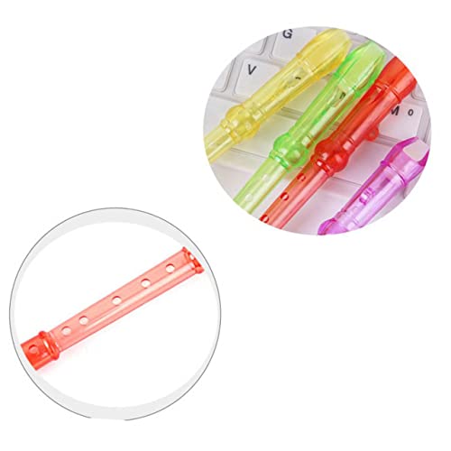 VICASKY 20 Stück Klarinettenspielzeug Blasinstrumentenspielzeug Für Jungen Und Mädchen Frühes Musik-lernspielzeug Sichere Materialien Und Genaue Töne Zufällige Farbe von VICASKY