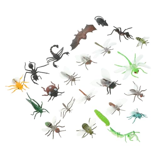 VICASKY 22 Stück Insektenspielzeug dekoratives Modell Simulationsinsekt Simulationsspielzeug realistische Insektenfiguren Kinderspielzeug simuliertes PVC VICASKY 22 Stück Insektenspielzeug dekoratives Modell Simulationsinsekt Simulationsspielzeug realistische Insektenfiguren Kinderspielzeug simuliertes PVC von VICASKY
