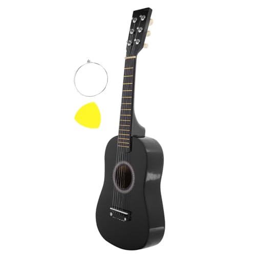 VICASKY Anfängergitarre Für Jungen Und Mädchen 23 Zoll Folk-akustikinstrument Vintage-Design Einfach Zu Bedienen Ideal Für Musik Zufällig von VICASKY
