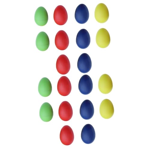 VICASKY 24 Stck. Teiliges Bunte Plastik Percussion Eier Shaker Musikinstrumente für Leicht Handlich für Rhythmus-übungen Musikalische Früherziehung Zufällige Farben Lang VICASKY 24 Stck. Teiliges Bunte Plastik Percussion Eier Shaker Musikinstrumente für Leicht Handlich für Rhythmus-übungen Musikalische Früherziehung Zufällige Farben Lang von VICASKY