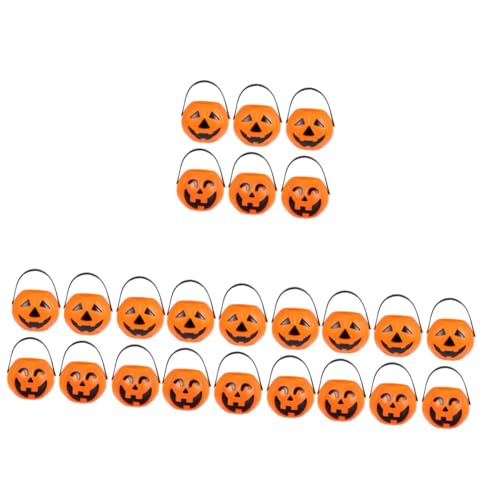 VICASKY 24 Stck. Teiliges Halloween Süßigkeiten Eimer Kleine Tragbare Kürbis Eimer mit Bunten Augen Leicht und Sicher für Halloween Party Deko und Trick Treat Geeignet VICASKY 24 Stck. Teiliges Halloween Süßigkeiten Eimer Kleine Tragbare Kürbis Eimer mit Bunten Augen Leicht und Sicher für Halloween Party Deko und Trick Treat Geeignet von VICASKY