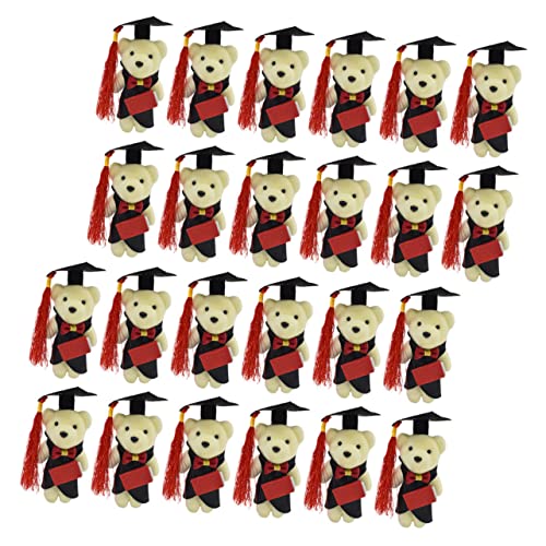 VICASKY 24 Stück Abschlussbären Dekorationen DIY Blumenstrauß für Graduierungsfeiern Süße Bärenfiguren im Zufälligen Umschlagstil zur Abschlussfeier VICASKY 24 Stück Abschlussbären Dekorationen DIY Blumenstrauß für Graduierungsfeiern Süße Bärenfiguren im Zufälligen Umschlagstil zur Abschlussfeier von VICASKY