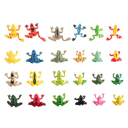 VICASKY 24 Stück Froschmodell Kleine Frösche Froschstatue Kleiner Frosch Frösche Statuen Kinderspielzeug Frösche Figur Miniatur-Froschfiguren Frösche Figuren PVC VICASKY 24 Stück Froschmodell Kleine Frösche Froschstatue Kleiner Frosch Frösche Statuen Kinderspielzeug Frösche Figur Miniatur-Froschfiguren Frösche Figuren PVC von VICASKY