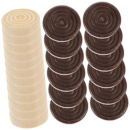 VICASKY Backgammon-stücke Aus Holz 24-teiliges Dame-Set Stabil Und Bequem Für Jungen Und Mädchen Erwachsene VICASKY Backgammon-stücke Aus Holz 24-teiliges Dame-Set Stabil Und Bequem Für Jungen Und Mädchen Erwachsene von VICASKY