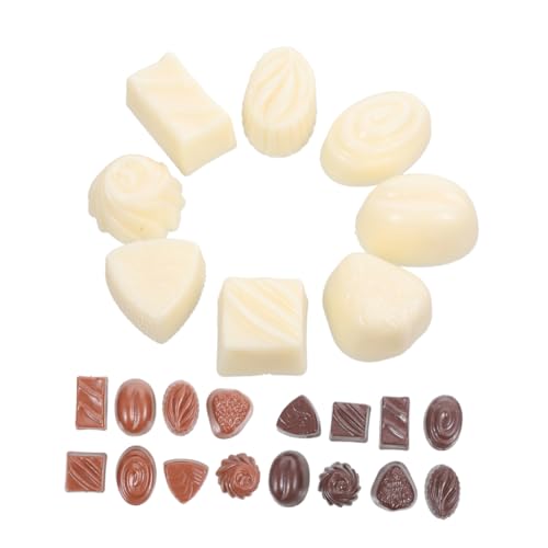 VICASKY -teiliges Realistisches Schokoladenmodell: Requisiten Für Gefälschte Desserts Zur Fensterdekoration – Simulationsschokolade Für Heimwerkerprojekte Und Tischdekoration VICASKY -teiliges Realistisches Schokoladenmodell: Requisiten Für Gefälschte Desserts Zur Fensterdekoration – Simulationsschokolade Für Heimwerkerprojekte Und Tischdekoration von VICASKY
