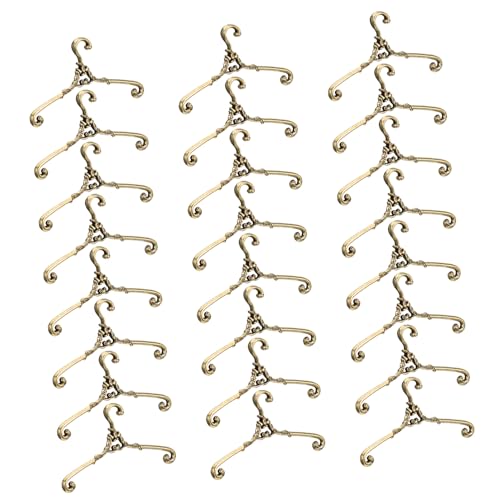 VICASKY Metall Mini Kleiderbügel Für Puppen 24pc Kommode Kleiderbügel Miniatur Puppenhaus Zubehör VICASKY Metall Mini Kleiderbügel Für Puppen 24pc Kommode Kleiderbügel Miniatur Puppenhaus Zubehör von VICASKY