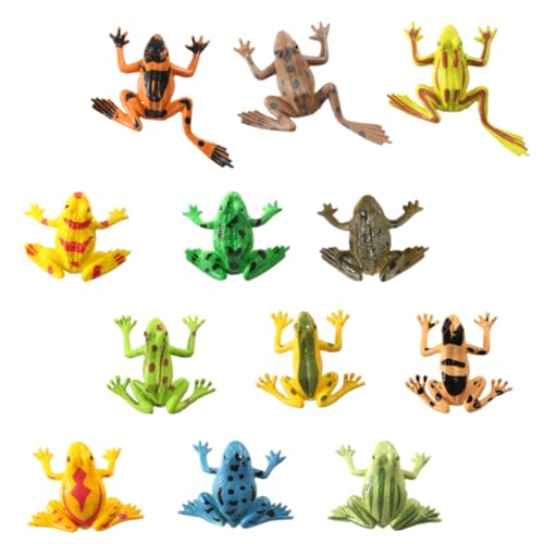 VICASKY 24Stücke Teiliges Froschmodell Realistische Amphibienfiguren für Bildungsbedarf und Kreative Spiele Dekoration und Pädagogisches VICASKY 24Stücke Teiliges Froschmodell Realistische Amphibienfiguren für Bildungsbedarf und Kreative Spiele Dekoration und Pädagogisches von VICASKY