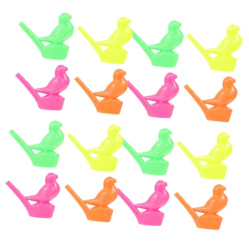 VICASKY 24Stücke Kunststoff Vogelpfeifen für Kinder Bezauberndes Musikinstrument Spielzeug Partypfeifen für Kreative Musikspiele von VICASKY