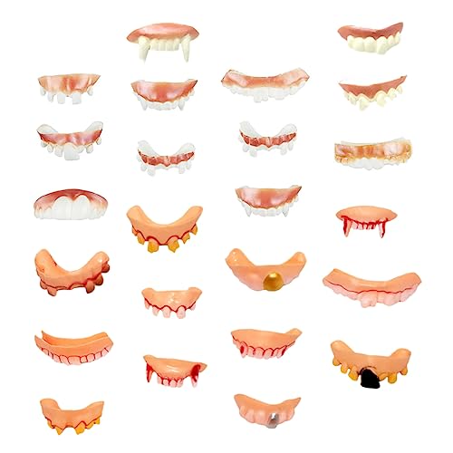 VICASKY 24st Halloween-zahnersatz Maske Gummiartig Plüsch Abschlussball Zahnersatz Spiegel-wandaufkleber Streich Scherzen Aufkleber Dekoration Reißzähne Für Cosplay Lustig Weiches Gummi VICASKY 24st Halloween-zahnersatz Maske Gummiartig Plüsch Abschlussball Zahnersatz Spiegel-wandaufkleber Streich Scherzen Aufkleber Dekoration Reißzähne Für Cosplay Lustig Weiches Gummi von VICASKY