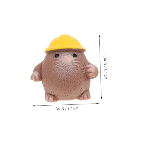 VICASKY 24stücke Miniaturfiguren Aus Kunstharz Gopher-Modelle Für DIY-Garten Und Schreibtischdekor Winzige Tierfiguren Für Mikrolandschaftsdekor von VICASKY