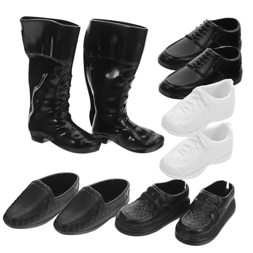 VICASKY 25paare Mini-Schuh-Ornamente in Verschiedenen Designs Anziehschuhe Für Puppen Im Maßstab Winzige Schuhe Als Accessoires Für Puppenkleidung Puppenschuhe Zum Basteln Und Spielen von VICASKY