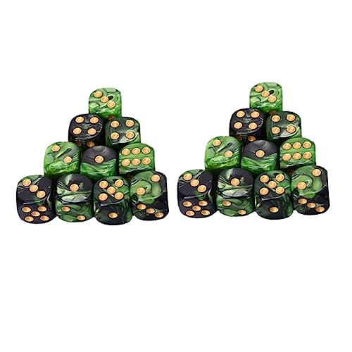 VICASKY Unterhaltungswürfel – Acrylmaterial – 25-teiliges Spielwürfelset – Tischwürfel – Ideal Für Spiele Und Dekoration von VICASKY