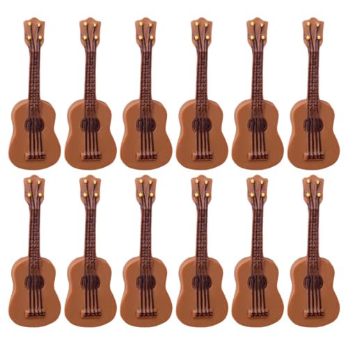 VICASKY 25 Stück Miniatur Gitarren Teiliges Kreative Simulierte Musikinstrumente für Puppenhäuser Hochwertige Dekoration für Miniaturlandschaften und Wohnräume VICASKY 25 Stück Miniatur Gitarren Teiliges Kreative Simulierte Musikinstrumente für Puppenhäuser Hochwertige Dekoration für Miniaturlandschaften und Wohnräume von VICASKY
