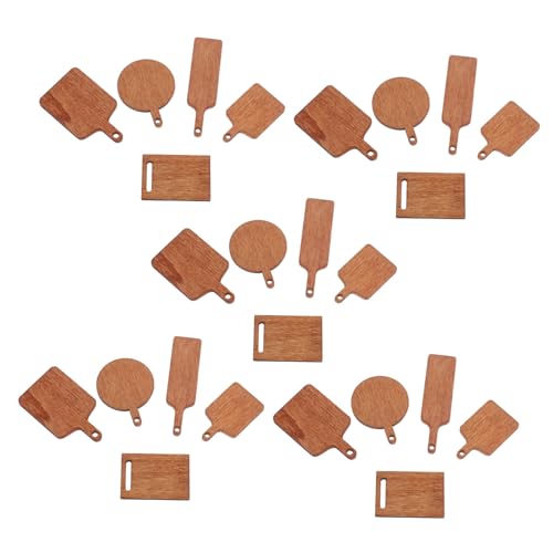VICASKY 25 Stück Miniaturfutter Und Mit Hackingplatine Mini-küchenmodell Dekoratives Schneidebrett Mini-schneidebretter Für Die Küche Hacking Board Mini Light Brown Hölzern VICASKY 25 Stück Miniaturfutter Und Mit Hackingplatine Mini-küchenmodell Dekoratives Schneidebrett Mini-schneidebretter Für Die Küche Hacking Board Mini Light Brown Hölzern von VICASKY