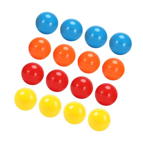 VICASKY 25st Lotteriekugel Spielbälle Für Kinder Automatenbälle Befüllbare Kleine Runde Kapseln Klauenmaschinenball Leere Süßigkeitenkugel Leere Spielbälle Automatisch Plastik Glückskugel von VICASKY