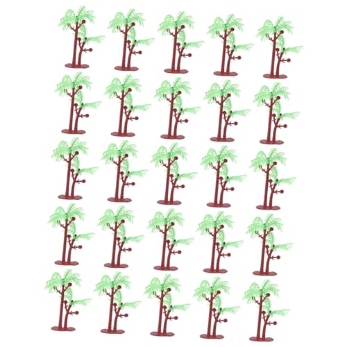 VICASKY 25St Modellbaum Baummodell Mini-Plamme Flapper-Zubehör Boho-Wurfkissenbezüge Koch Schlüsselanhänger tortendeko einschulung Mini-Landschaftsbaum Kuchen Palme Requisiten von VICASKY