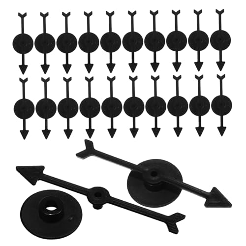 VICASKY 25st Rotierendes Brettspielzubehör Flipper Saugspinner Zappeln Spiel Masse Spiel Für Das Klassenzimmer Partypfeil Zappelt Spinnen Pfeilspiel Fliegen Plastik Black VICASKY 25st Rotierendes Brettspielzubehör Flipper Saugspinner Zappeln Spiel Masse Spiel Für Das Klassenzimmer Partypfeil Zappelt Spinnen Pfeilspiel Fliegen Plastik Black von VICASKY