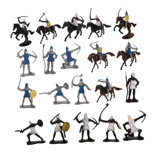 VICASKY Ritter-minifiguren Soldatenmodelle Miniatur-ritterfiguren Für Jungen Und Mädchen Spielzeug Sandtisch Mini-Menschen von VICASKY