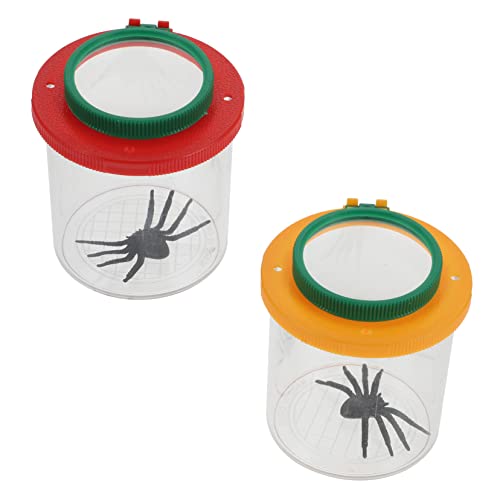 VICASKY 2Er-Box Beobachtungsbox für Insekten Fehlerbetrachter mit Lupe Fernglas für Netz insektenlupe Kinderzimmer Dekoration Zuschauer Sammelgefäß ABS Umwelt freundliche Kunststoff VICASKY 2Er-Box Beobachtungsbox für Insekten Fehlerbetrachter mit Lupe Fernglas für Netz insektenlupe Kinderzimmer Dekoration Zuschauer Sammelgefäß ABS Umwelt freundliche Kunststoff von VICASKY