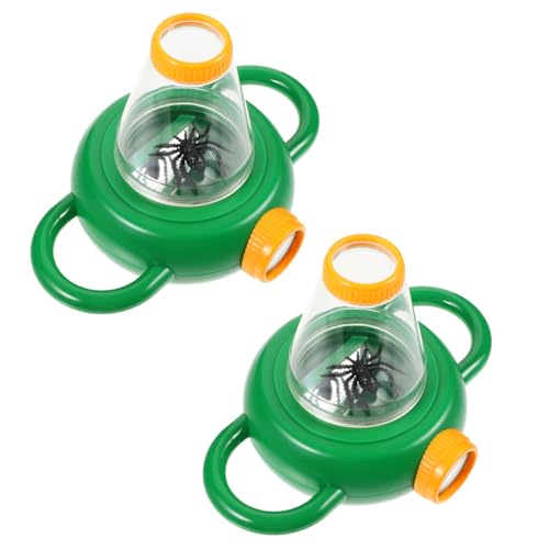 VICASKY 2Er-Packung Beobachtungsbox für Insekten Lupe für Kindervergrößerungsglas für Explorer -Kit für Werkzeuge zur Probenherstellung Green VICASKY 2Er-Packung Beobachtungsbox für Insekten Lupe für Kindervergrößerungsglas für Explorer -Kit für Werkzeuge zur Probenherstellung Green von VICASKY