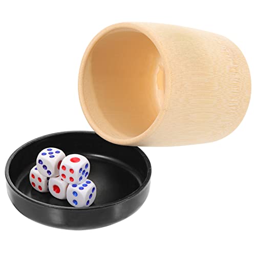 VICASKY Reisefreundlicher Würfelbecher Mit Deckel Würfelspiel-Shaker Für Ktv-partygeschenke 2 Stück Natürlicher Würfelbecher VICASKY Reisefreundlicher Würfelbecher Mit Deckel Würfelspiel-Shaker Für Ktv-partygeschenke 2 Stück Natürlicher Würfelbecher von VICASKY