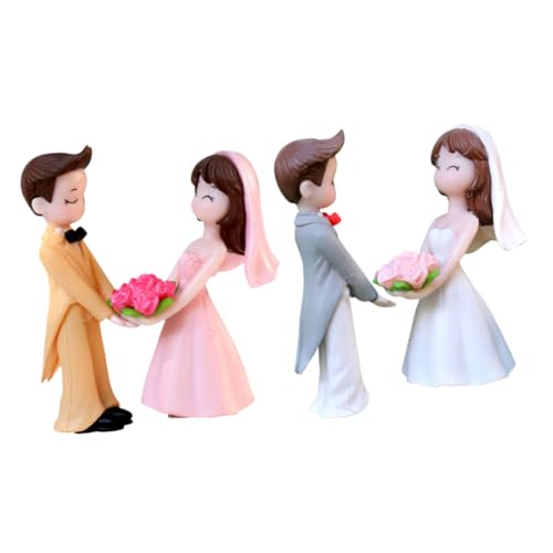 VICASKY Braut Bräutigam Hochzeit Paare Puppen Pvc Kuchen Dekorationen Romantische Größe Für Hochzeit Party Dekorationen von VICASKY