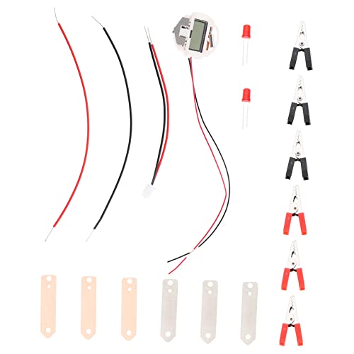 VICASKY 2Sätze Fruchtbatterie Experimentierkasten für Elektronische Uhr und DIY Wissenschaftsspielzeug Sicher und Wiederverwendbar Fördert Intellektuelle Entwicklung VICASKY 2Sätze Fruchtbatterie Experimentierkasten für Elektronische Uhr und DIY Wissenschaftsspielzeug Sicher und Wiederverwendbar Fördert Intellektuelle Entwicklung von VICASKY