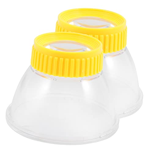 VICASKY 2St Beobachtungsbox für Insekten Bug-Catcher-Viewer Bausatz Fallen Gerät Fänger experimente Experiment honigbienchen vergrößernder Betrachter Fangset Plastik Yellow VICASKY 2St Beobachtungsbox für Insekten Bug-Catcher-Viewer Bausatz Fallen Gerät Fänger experimente Experiment honigbienchen vergrößernder Betrachter Fangset Plastik Yellow von VICASKY