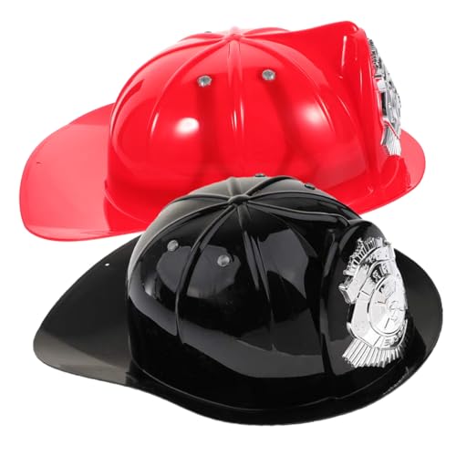 VICASKY 2St Feuerwehrmannhut jethelm kinderhelme costume Feuerhut für Kanister Aufblasbares Kinderkostüm Jungenhut Kinderspielzeug Feuerwehrmann-Kostümzubehör Plastik VICASKY 2St Feuerwehrmannhut jethelm kinderhelme costume Feuerhut für Kanister Aufblasbares Kinderkostüm Jungenhut Kinderspielzeug Feuerwehrmann-Kostümzubehör Plastik von VICASKY