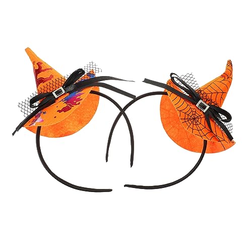 VICASKY 2St Hexenhut Stirnband Halloween-Haarspangen Hexenhaarreifen Cosplay-Outfits Kostüm halloween haarspangen haarspange halloween Haar Party-Kopfbedeckung Hexenhaarband Stoff VICASKY 2St Hexenhut Stirnband Halloween-Haarspangen Hexenhaarreifen Cosplay-Outfits Kostüm halloween haarspangen haarspange halloween Haar Party-Kopfbedeckung Hexenhaarband Stoff von VICASKY