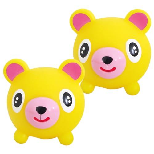 VICASKY 2St Kinderspielzeug Tierspielzeug quetschen Gummi bälle Spielzeuge Neuheit dehnbares Spielzeug Spielzeugtier singen Strecke Deine Zunge Raus Prise Musik Puppe gelber Bär VICASKY 2St Kinderspielzeug Tierspielzeug quetschen Gummi bälle Spielzeuge Neuheit dehnbares Spielzeug Spielzeugtier singen Strecke Deine Zunge Raus Prise Musik Puppe gelber Bär von VICASKY