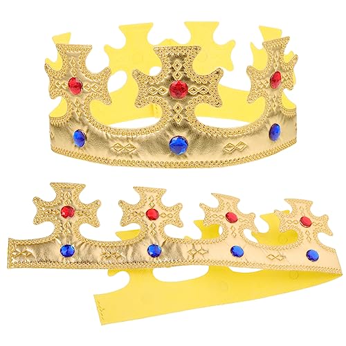 VICASKY 2St Krone kinderkleider kinderkostüme gebutagsdeko Geburtstag mit goldenem Hut erster geburtstag dekoration junge Kindergeburtstag Kopfschmuck Kopfbedeckungen für Kinderpartys Abs VICASKY 2St Krone kinderkleider kinderkostüme gebutagsdeko Geburtstag mit goldenem Hut erster geburtstag dekoration junge Kindergeburtstag Kopfschmuck Kopfbedeckungen für Kinderpartys Abs von VICASKY