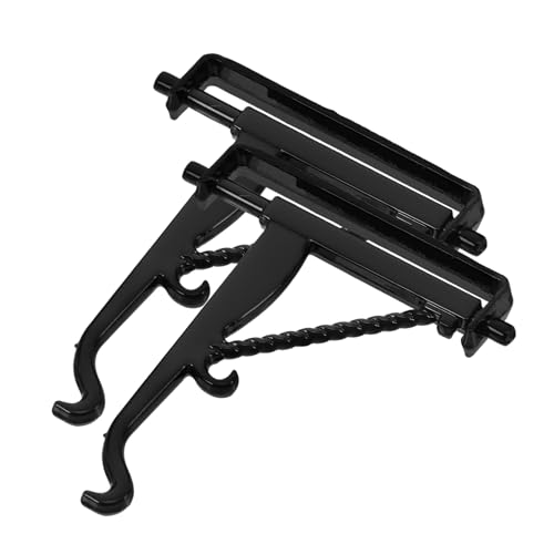 VICASKY 2St Mini-Hakenhalter Puppenhausmöbel Puppenmöbel Tür Puppenhaus Zubehör Kleine Metallhaken makramee pflanzenaufhänger kleiderbügel Puppenhaushaken Puppenhaus-Hakenhalterung Black VICASKY 2St Mini-Hakenhalter Puppenhausmöbel Puppenmöbel Tür Puppenhaus Zubehör Kleine Metallhaken makramee pflanzenaufhänger kleiderbügel Puppenhaushaken Puppenhaus-Hakenhalterung Black von VICASKY
