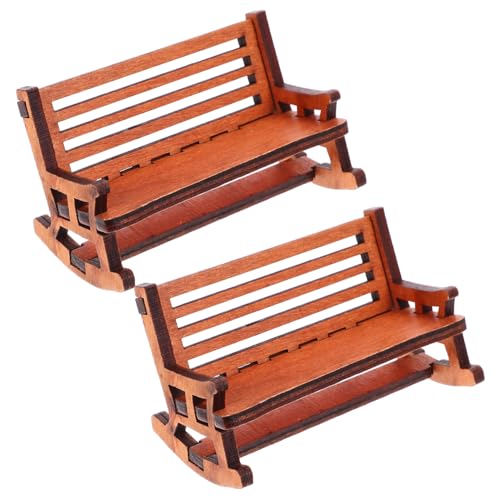 VICASKY Miniaturstuhl Aus Holz Landschaftsaccessoire Puppenhausmöbel Schaukelstuhlmodell Ideales Für Die Inneneinrichtung VICASKY Miniaturstuhl Aus Holz Landschaftsaccessoire Puppenhausmöbel Schaukelstuhlmodell Ideales Für Die Inneneinrichtung von VICASKY
