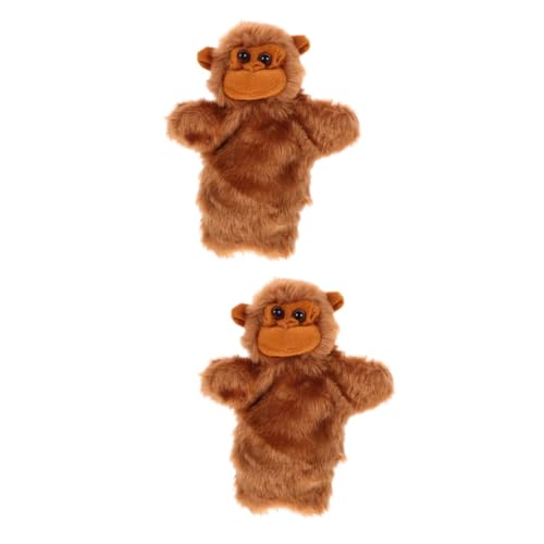 VICASKY 2St Orang-Utan-Tierhandpuppe Gorilla-Puppe Handpuppe für Kinderspielzeug Kinder Puppen zum Plüschtier Bär Handpuppe Handpuppen zum Geschichtenerzählen Karikatur Marionette VICASKY 2St Orang-Utan-Tierhandpuppe Gorilla-Puppe Handpuppe für Kinderspielzeug Kinder Puppen zum Plüschtier Bär Handpuppe Handpuppen zum Geschichtenerzählen Karikatur Marionette von VICASKY