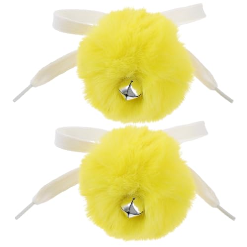 VICASKY 2St Rochen Fellknäuel Schlittschuhe Binden Sie Rollschuh-Pompoms an Krawatte am Rollschuh Bommel Skateboard-Lager Rollschuh-Pompoms-Schnürsenkel dekorative Pompons Kunstfell Yellow VICASKY 2St Rochen Fellknäuel Schlittschuhe Binden Sie Rollschuh-Pompoms an Krawatte am Rollschuh Bommel Skateboard-Lager Rollschuh-Pompoms-Schnürsenkel dekorative Pompons Kunstfell Yellow von VICASKY