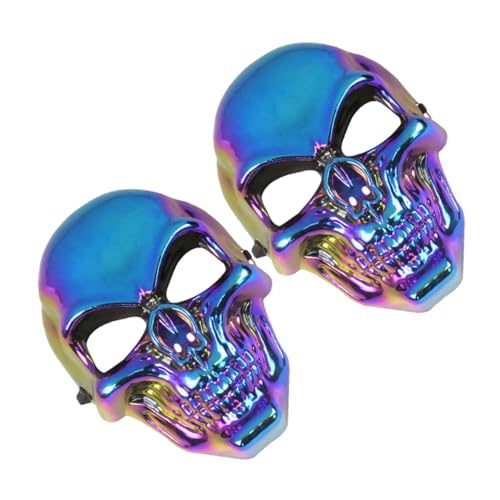 VICASKY 2St Schädelmaske halloween masken halloweenmaske horror mask Halloween-Kostüme für leuchtende Totenkopfmasken festliche Totenkopfmaske plattierte Totenkopfmaske pp Colorful VICASKY 2St Schädelmaske halloween masken halloweenmaske horror mask Halloween-Kostüme für leuchtende Totenkopfmasken festliche Totenkopfmaske plattierte Totenkopfmaske pp Colorful von VICASKY