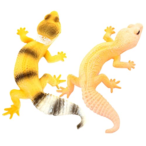 VICASKY 2St Simulations-Gecko Tierfigur Echse Echse Echsenfigur Chamäleon Figuren Drachen Tierspielzeug Kognitives Modell der Simulation Tiermodell PVC VICASKY 2St Simulations-Gecko Tierfigur Echse Echse Echsenfigur Chamäleon Figuren Drachen Tierspielzeug Kognitives Modell der Simulation Tiermodell PVC von VICASKY