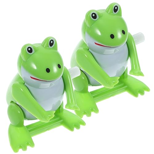 VICASKY Frosch Uhrwerk Spielzeug 2 Stück Aufziehspielzeug Pädagogisches Spielzeug Für Jungen Und Mädchen Keine Batterie Erforderlich von VICASKY