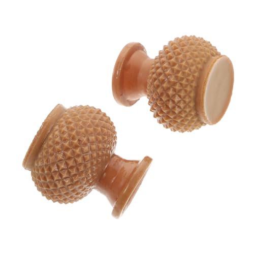 VICASKY 2St Zubehör für Puppenhäuser für kinderspielzeug Geburtstags kleine blumenvasen Garden Decor Puppenhaus-Vasenornament Desktop-Dekoration Harz Brown VICASKY 2St Zubehör für Puppenhäuser für kinderspielzeug Geburtstags kleine blumenvasen Garden Decor Puppenhaus-Vasenornament Desktop-Dekoration Harz Brown von VICASKY