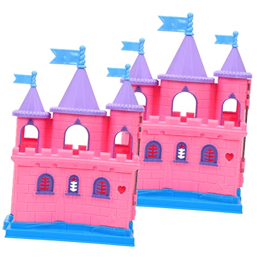 VICASKY 2St dekorative Mini-Villa für kinderspielzeug Fantasievolles Spielzeugburg - Villa-Modell Schlossmodelle aus Kunststoff Sandkasten Plastik VICASKY 2St dekorative Mini-Villa für kinderspielzeug Fantasievolles Spielzeugburg - Villa-Modell Schlossmodelle aus Kunststoff Sandkasten Plastik von VICASKY