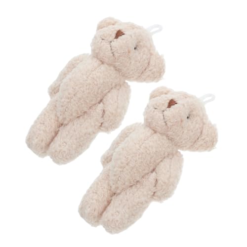 VICASKY 2Stücke Figuren Plüsch für Puppenhaus Deko Niedliche Tierfiguren für Schreibtisch Geschenkidee und Sammlerstücke Realistische Designs von VICASKY
