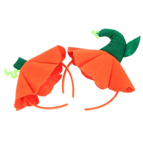 VICASKY 2Stücke Halloween Haarbügel Kürbis Kopfbedeckung Für Bequemes Und Leichtes Kostüm Zubehör Für Halloween Feiern Und Partys VICASKY 2Stücke Halloween Haarbügel Kürbis Kopfbedeckung Für Bequemes Und Leichtes Kostüm Zubehör Für Halloween Feiern Und Partys von VICASKY